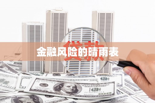思南金融风险的晴雨表