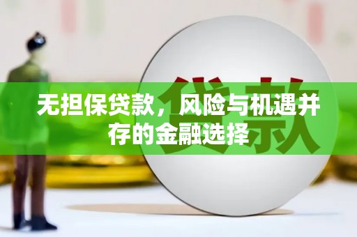 思南无担保贷款，风险与机遇并存的金融选择