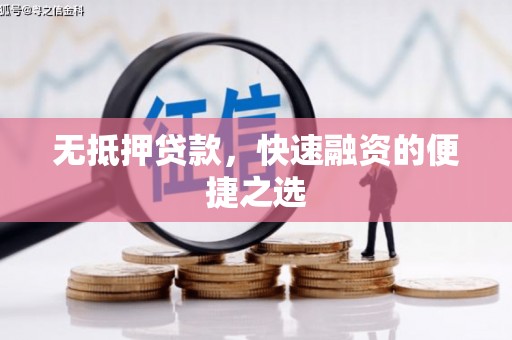 思南无抵押贷款，快速融资的便捷之选