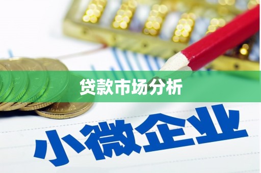 思南贷款市场分析