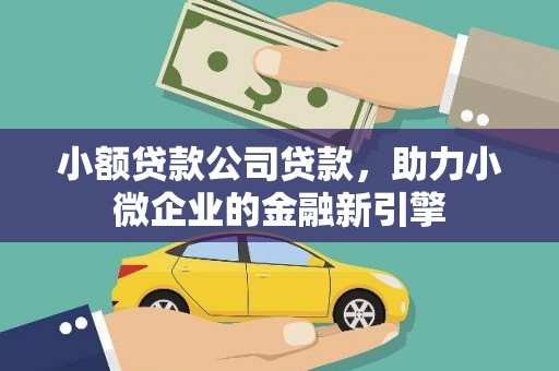 思南小额贷款公司贷款，助力小微企业的金融新引擎