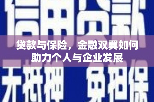 思南贷款与保险，金融双翼如何助力个人与企业发展