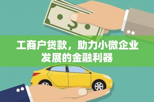 思南工商户贷款，助力小微企业发展的金融利器