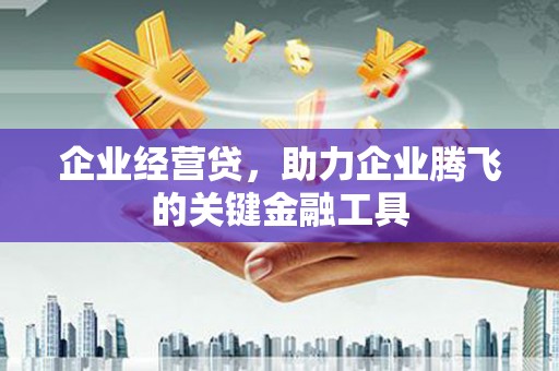 思南企业经营贷，助力企业腾飞的关键金融工具