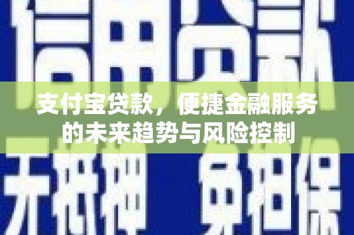 思南支付宝贷款，便捷金融服务的未来趋势与风险控制