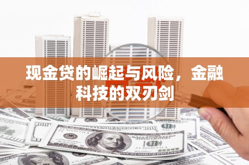 思南现金贷的崛起与风险，金融科技的双刃剑