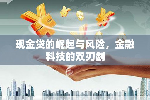 思南现金贷的崛起与风险，金融科技的双刃剑