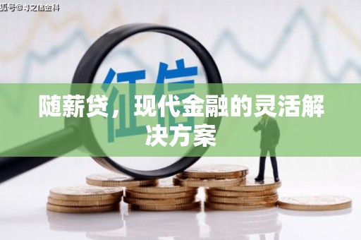 思南随薪贷，现代金融的灵活解决方案