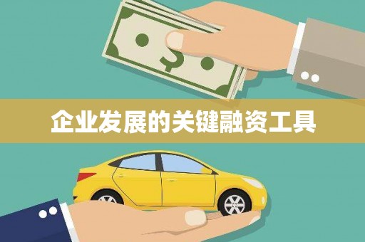 思南企业发展的关键融资工具