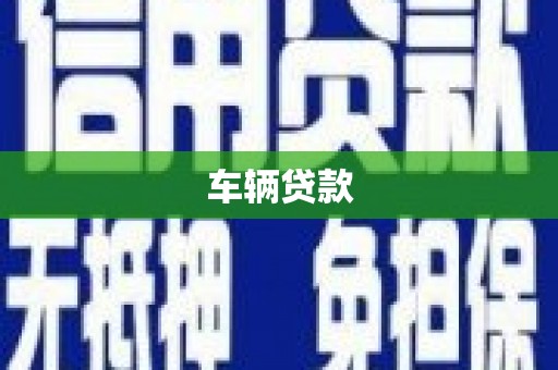 思南车辆贷款