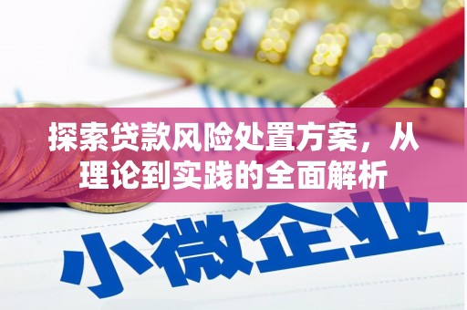 思南探索贷款风险处置方案，从理论到实践的全面解析