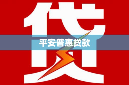 思南平安普惠贷款